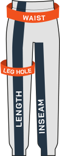 track pants size chart guide